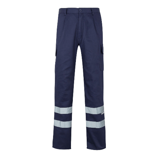 [4332] 159 VELILLA - Pantalón multibolsillos con cintas (AZUL MARINO, S)