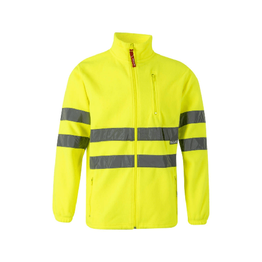 [4592] 181 VELILLA - Chaqueta polar (AMARILLO FLÚOR, XS)