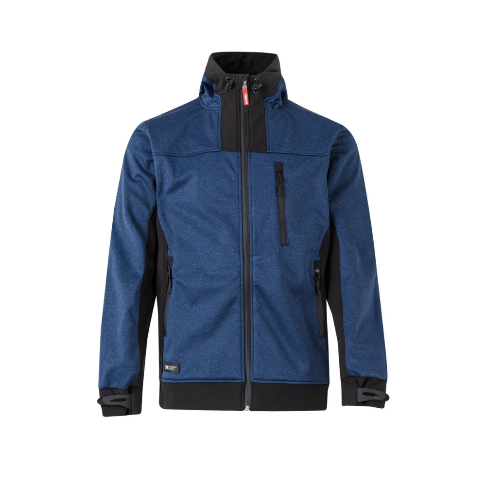 206007 VELILLA - Cazadora soft shell bicolor con capucha