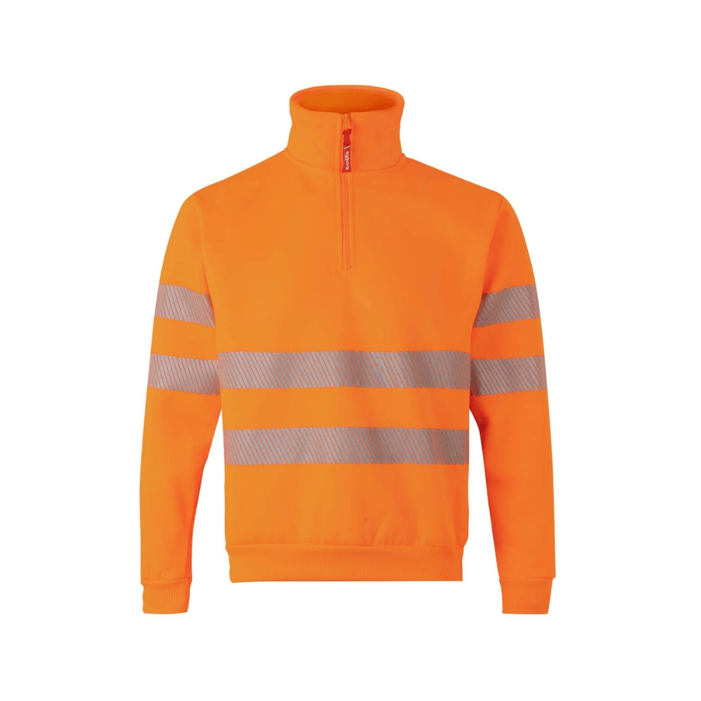 305704 VELILLA - Sudadera con media cremallera cinta segmentada