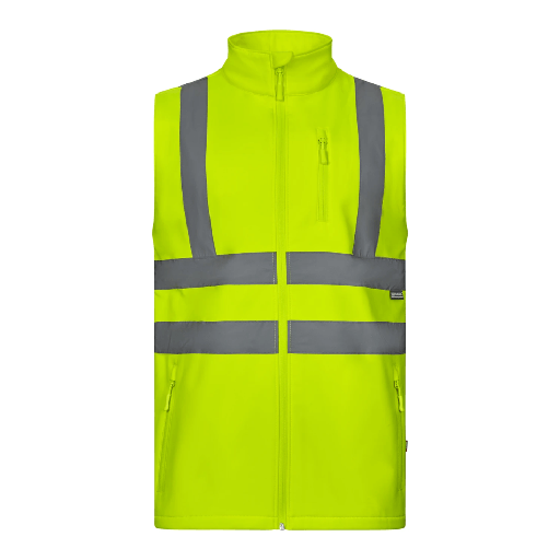 [6962] 305905 VELILLA - Chaleco soft shell (AMARILLO FLÚOR, S)