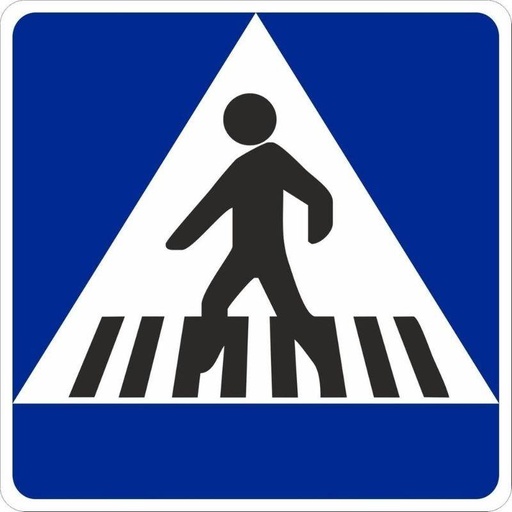 [00119777] V10026 NORMALUZ - SEÑAL VIAL METALICA PASO PEATONES 500X500mm