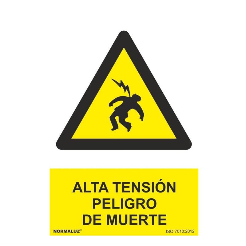RD30029 NORMALUZ - SEÑAL ALTA TENSION PVC 0,7mm 210X300mm