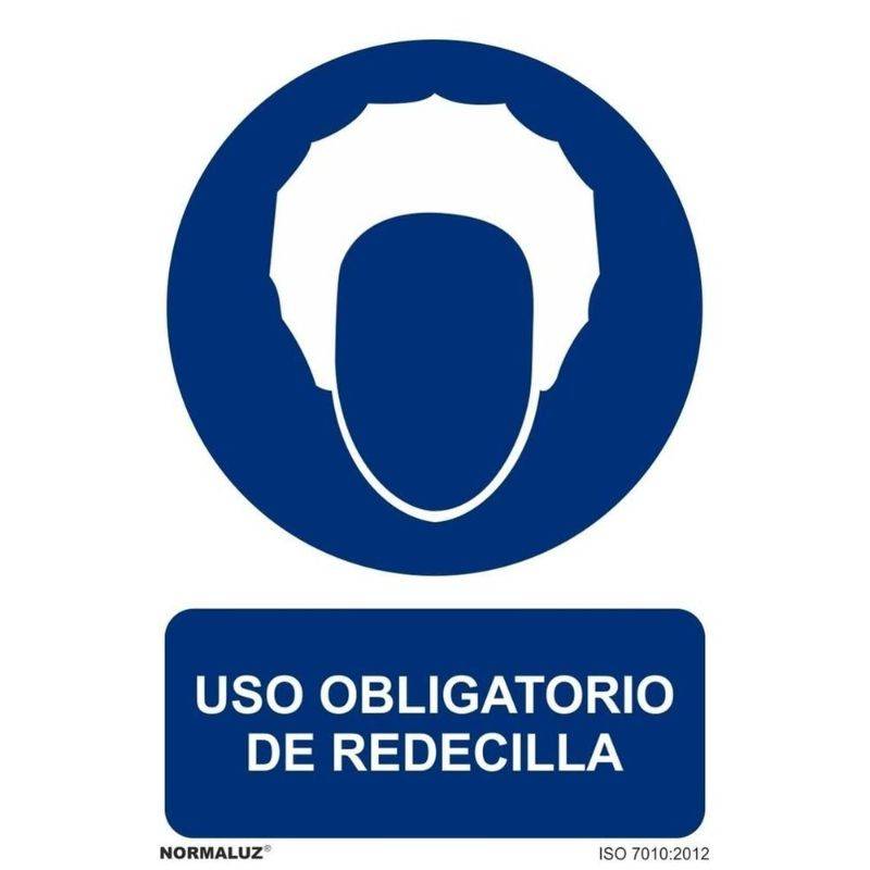RD20031 NORMALUZ - SEÑAL OBLIGATORIO REDECILLA PVC 0,7mm 210X300mm