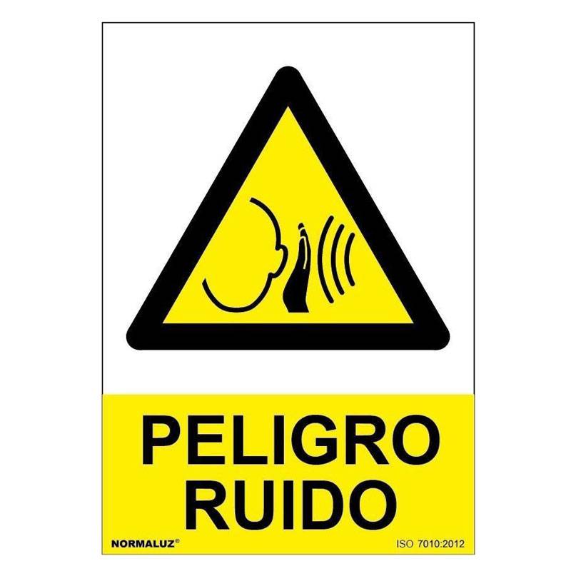 RD30012 NORMALUZ - SEÑAL PELIGRO RUIDO PVC 0,7mm 210X300mm