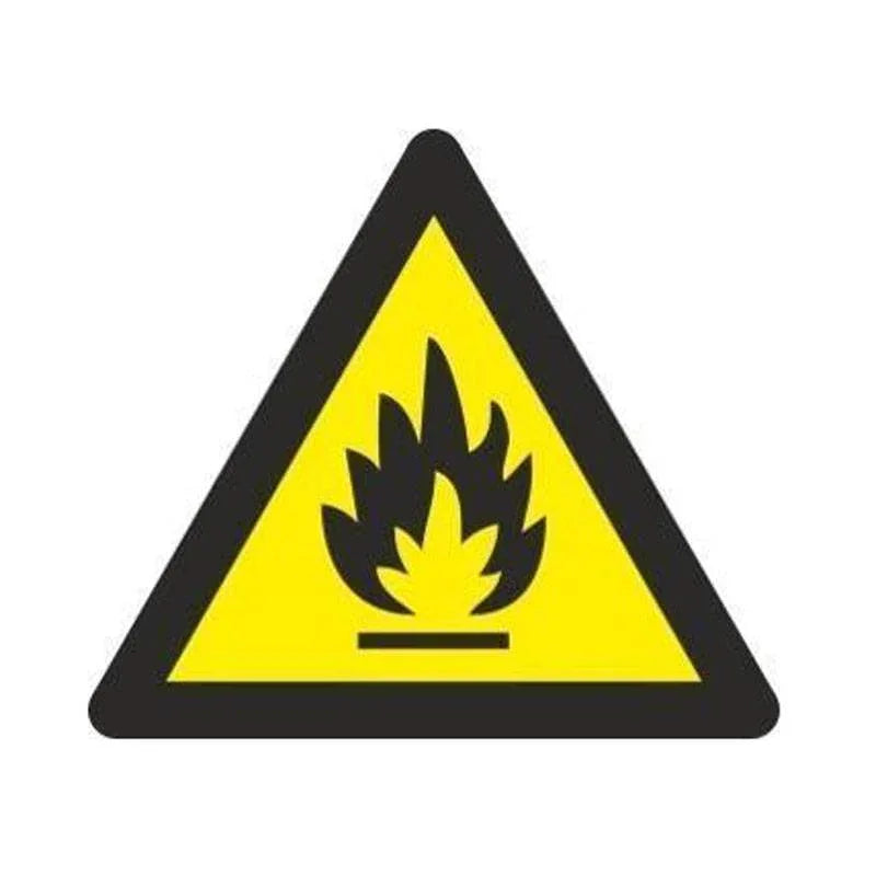 RD38600 NORMALUZ - ADH TRIANGULAR PELIGRO DE INCENDIO 90mm LADO