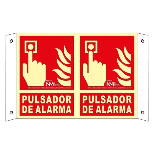 [00118911] B05011 NORMALUZ - PANORAMICA PULSADOR PVC 0,7mm Clase B 210X300mm