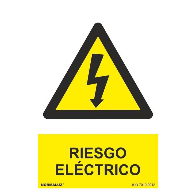 RD30007 NORMALUZ - SEÑAL RIESGO ELECTRICO PVC 0,7mm 210X300mm