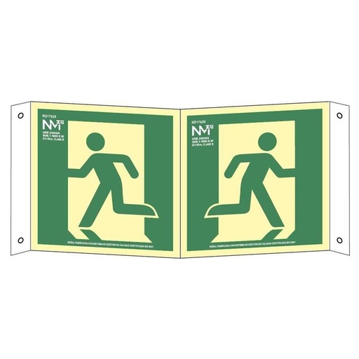 [00119191] B17020 NORMALUZ - PANORAMICA SALIDA DE EMERGENCIA PVC 0,7mm Clase B 10 METROS