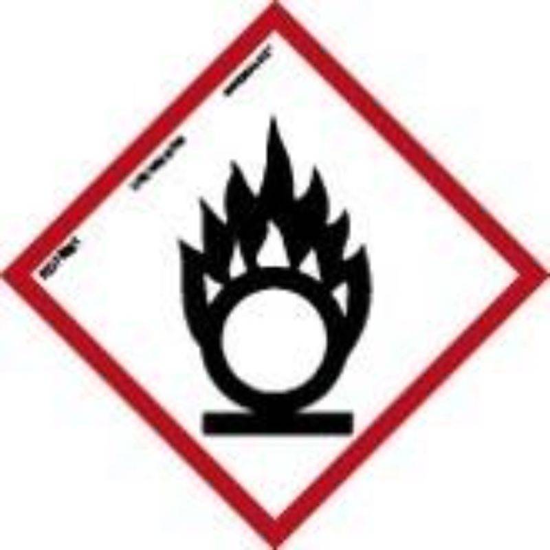 RD47051 NORMALUZ - SEÑAL PRODUCTO QUIMICO OXIDANTE PVC 0,7mm 300X300mm