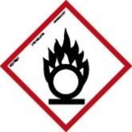 [00122106] RD47051 NORMALUZ - SEÑAL PRODUCTO QUIMICO OXIDANTE PVC 0,7mm 300X300mm