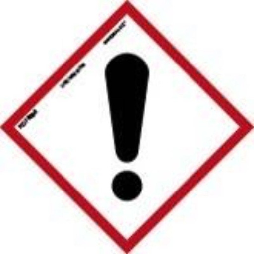 [00122103] RD47008 NORMALUZ - SEÑAL PRODUCTO QUIMICO IRRITABLE PVC 0,7mm 300X300mm
