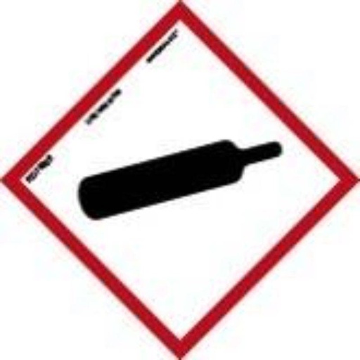 [00122104] RD47026 NORMALUZ - SEÑAL PRODUCTO QUIMICO GAS PVC 0,7mm 300X300mm