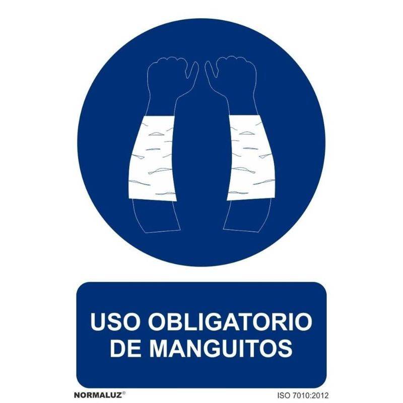 RD20056 NORMALUZ - SEÑAL OBLIGATORIO MANGUITOS PVC 0,7mm 210X300mm