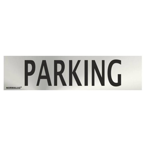 [00119908] RD707065 NORMALUZ - SEÑAL INOX PARKING 200X50mm