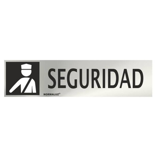 [00119931] RD707089 NORMALUZ - SEÑAL INOX SEGURIDAD 200X50mm
