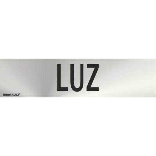 [00119976] RD707134 NORMALUZ - SEÑAL INOX LUZ 200X50mm