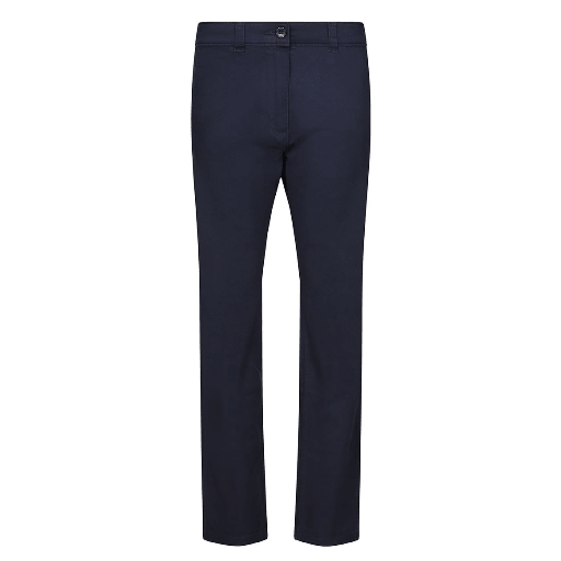 [7989] 403012S VELILLA - Pantalón chino stretch mujer (AZUL NAVY, 34)
