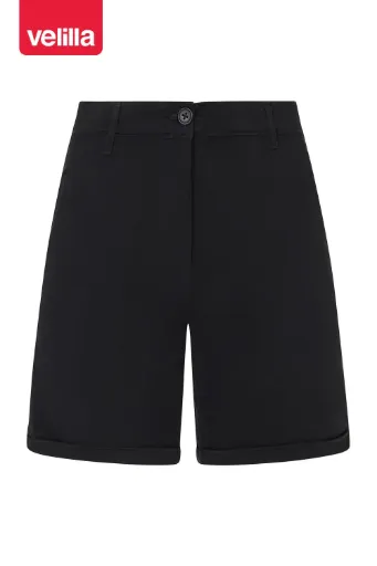 [8055] 403013S VELILLA - Bermudas chino stretch mujer (AZUL NAVY, 34)
