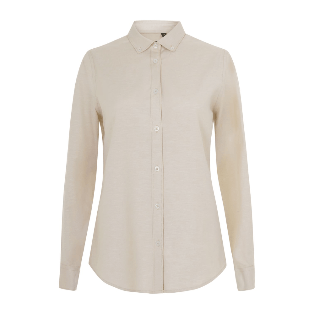 405005S VELILLA - Camisa oxford stretch manga larga mujer