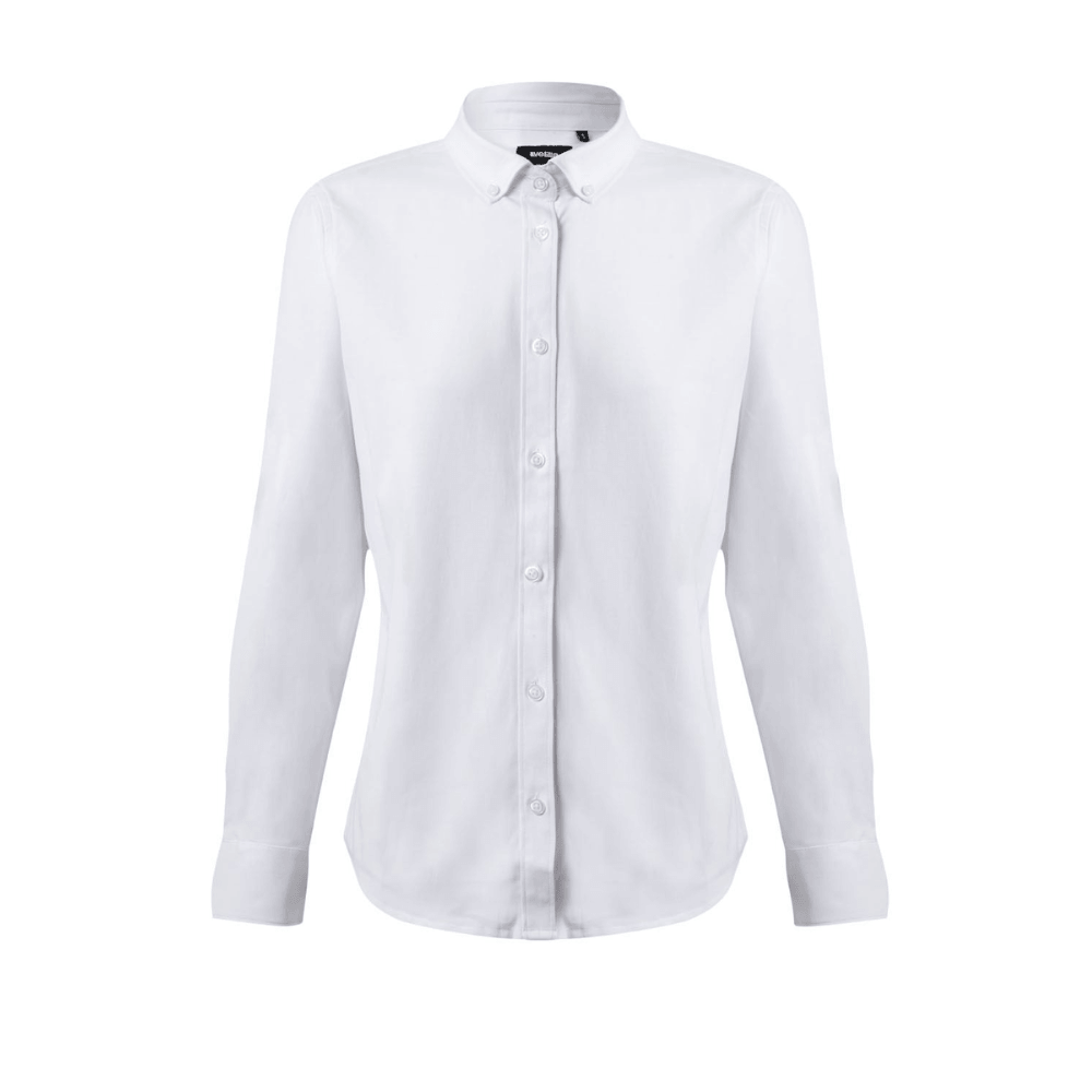 405005S VELILLA - Camisa oxford stretch manga larga mujer