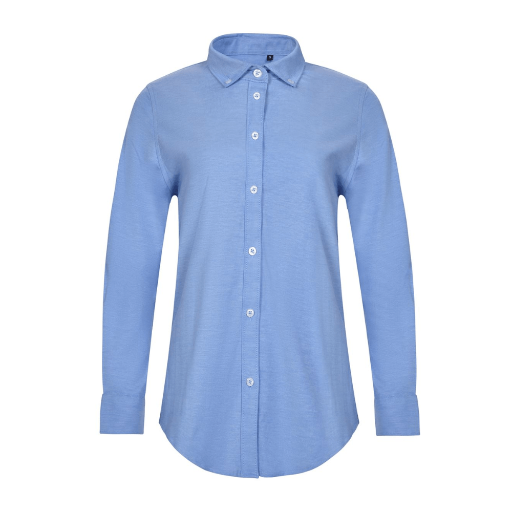 405005S VELILLA - Camisa oxford stretch manga larga mujer