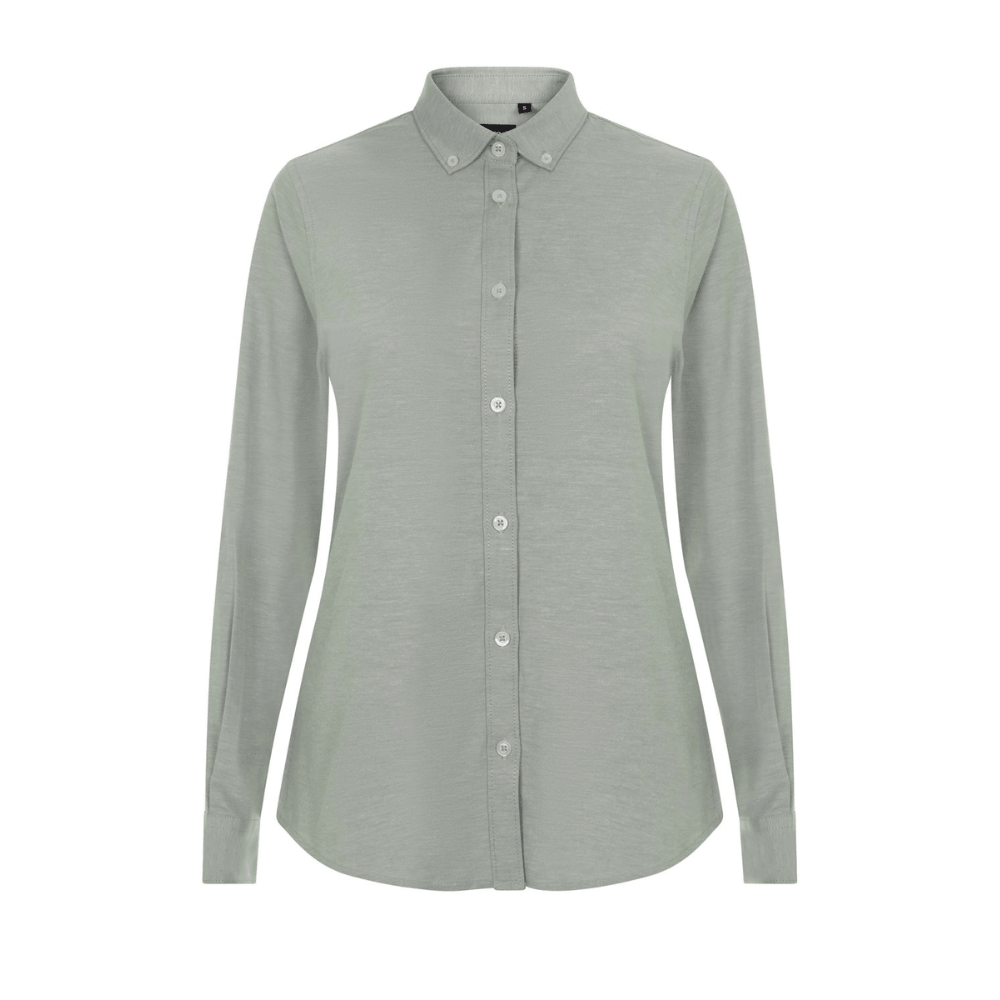 405005S VELILLA - Camisa oxford stretch manga larga mujer