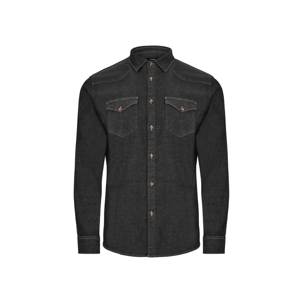 405006S VELILLA - Camisa denim stretch manga larga hombre