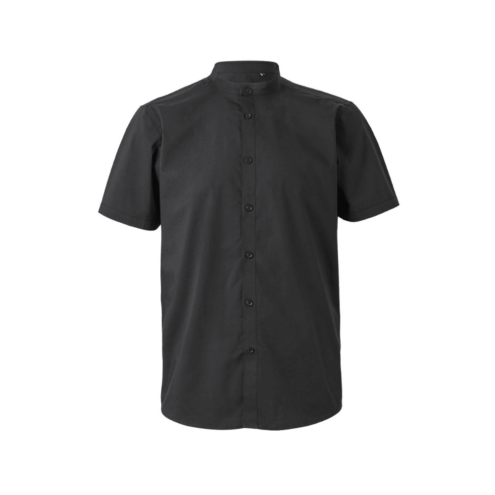 405012S VELILLA - Camisa cuello tirilla stretch manga corta hombre