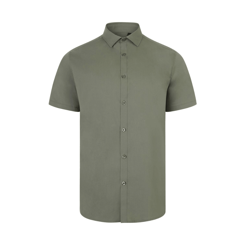 405016S VELILLA - Camisa manga corta stretch hombre