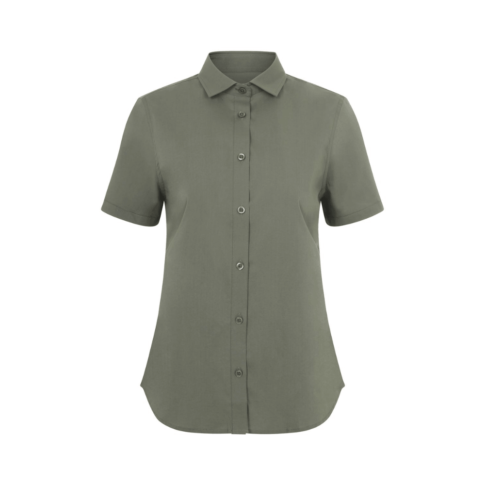 405018S VELILLA - Camisa manga corta stretch mujer
