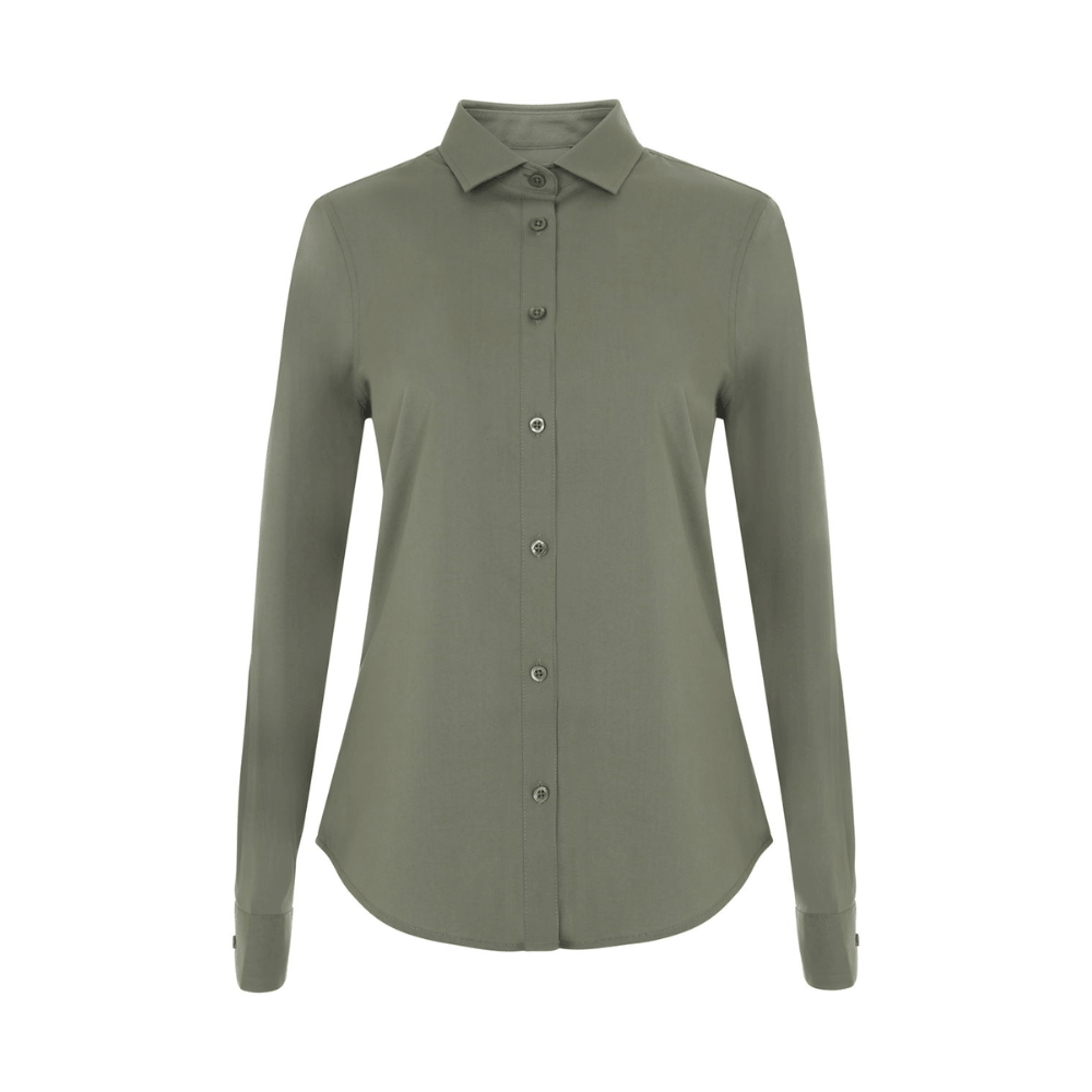 405019S VELILLA - Camisa manga larga stretch mujer