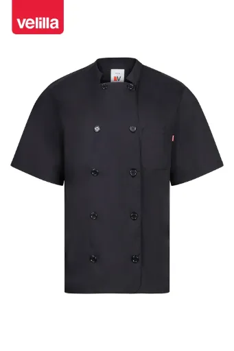 [9054] 405201 VELILLA - Chaqueta de cocina manga corta (BLANCO, XS)