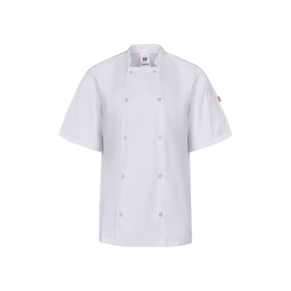 405205 VELILLA - Chaqueta de cocina con automáticos manga corta
