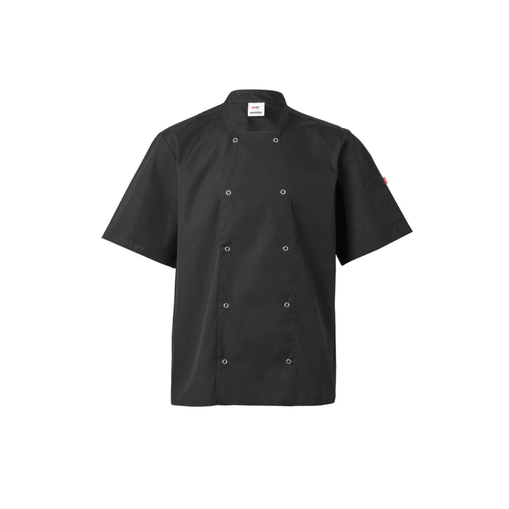 405205 VELILLA - Chaqueta de cocina con automáticos manga corta