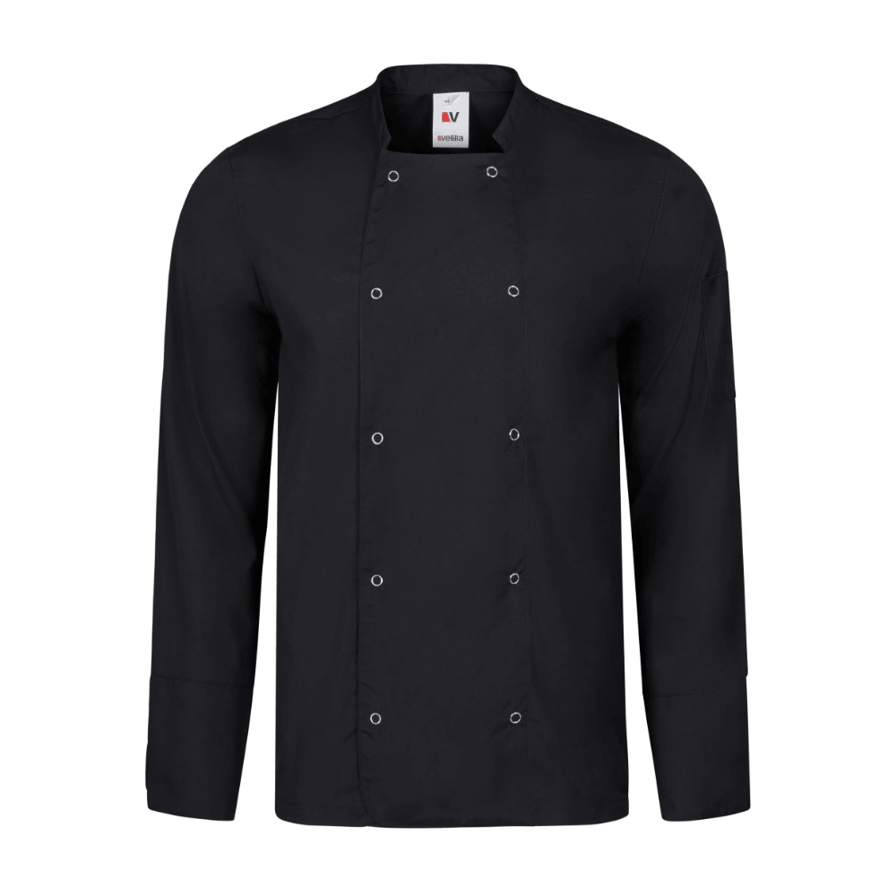 405206 VELILLA - Chaqueta de cocina con automáticos manga larga