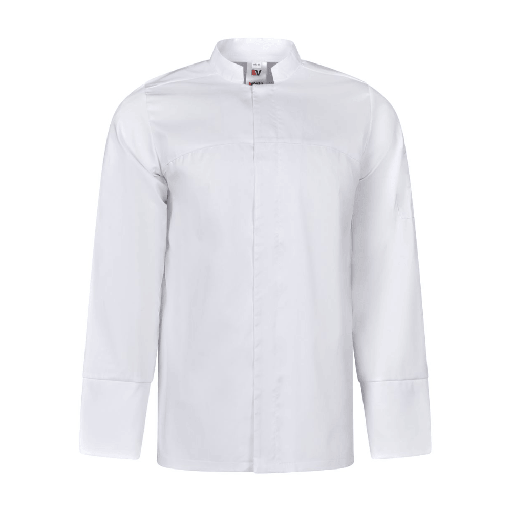 [9116] 405208S VELILLA - Chaqueta de cocina stretch con cierre central (46)