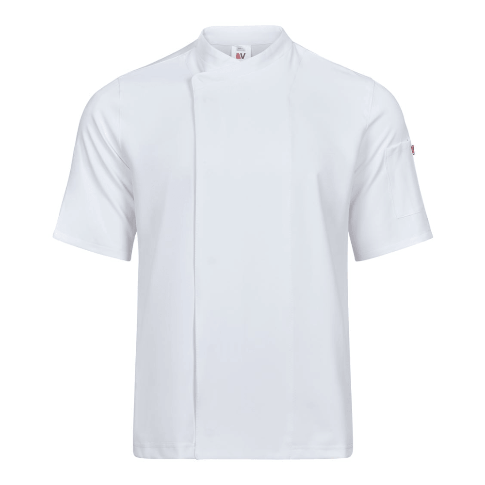 405209 VELILLA - Chaqueta de cocina microfibra con espalda Coolmax® manga corta