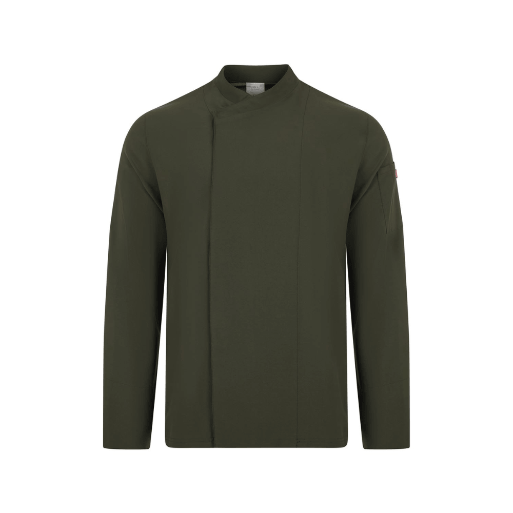 405210 VELILLA - Chaqueta de cocina microfibra con espalda Coolmax® manga larga