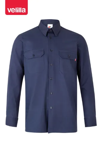 [9506] 533 VELILLA - Camisa 100% algodón manga larga (S)