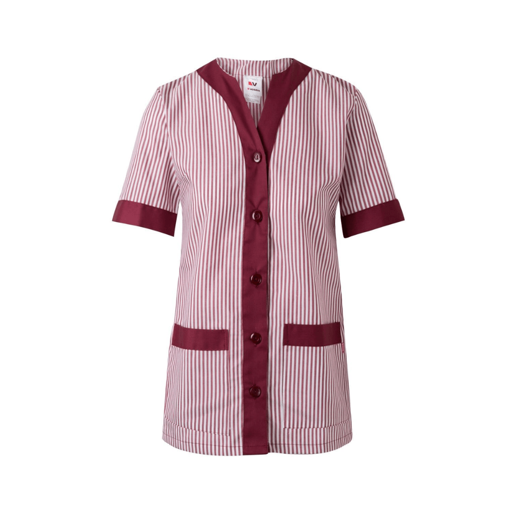 579 VELILLA - Chaqueta a rayas manga corta mujer