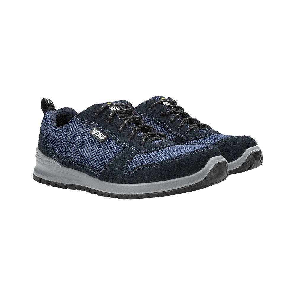 707003B V-PRO - PLAY BLUE - Zapato de seguridad Metal Free S1P ESD