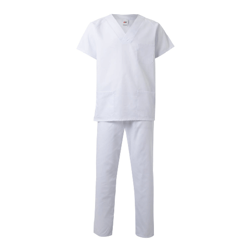 [11023] 800 VELILLA - Conjunto pijama (BLANCO, XS)