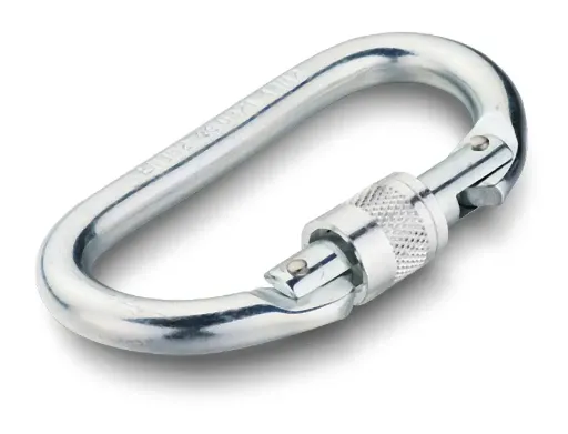 [00135523] 1888MAR STEELPRO - AZOR - Mosquetón de acero con cierre rosca. Abertura: 18 mm.