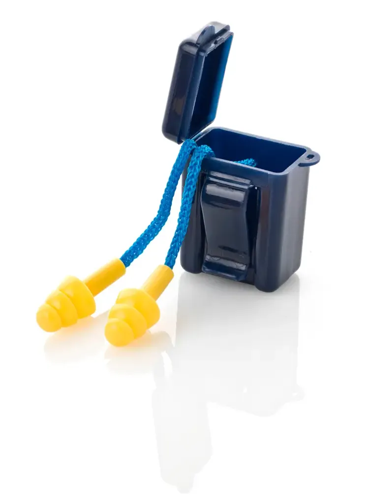 1988TRCS STEELPRO - FIT EAR - Tapones auditivos reutilizables de silicona con cordón SNR: 32 dB