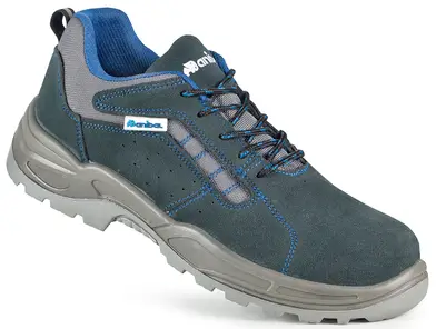[00137071] 1688ZSAE ANIBAL - HISPALIS - Zapato en piel de serraje perforada Metal free S1PL SR (34)
