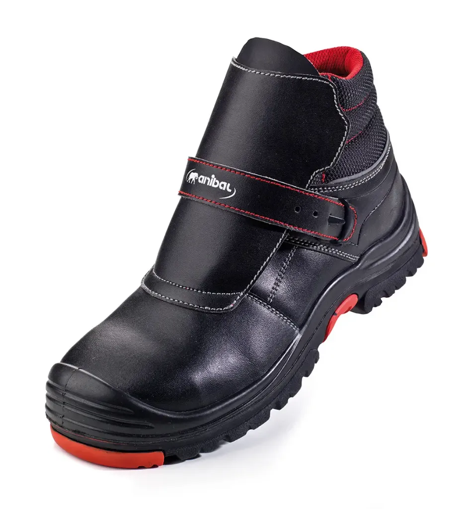 1688BSOGNR ANIBAL - TERMÓPILAS - Bota soldador en microfibra Metal free S3S HI CI HRO SR
