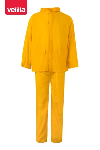 19000 VELILLA - Traje de lluvia dos piezas con capucha (AMARILLO, M)