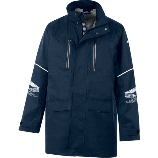 [00161710] GRAFIZ DELTA PLUS - Parka impermeable y cortaviento ligera con membrana de grafeno transpirable y antibacteriana. Estampado HV en las mangas (S)