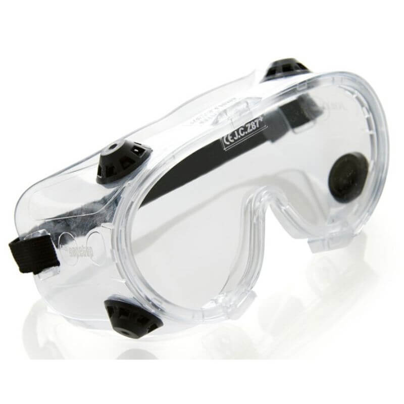 10420 SAFETOP - JOLLY - Gafa integral de PVC ocular claro con válvulas 1B